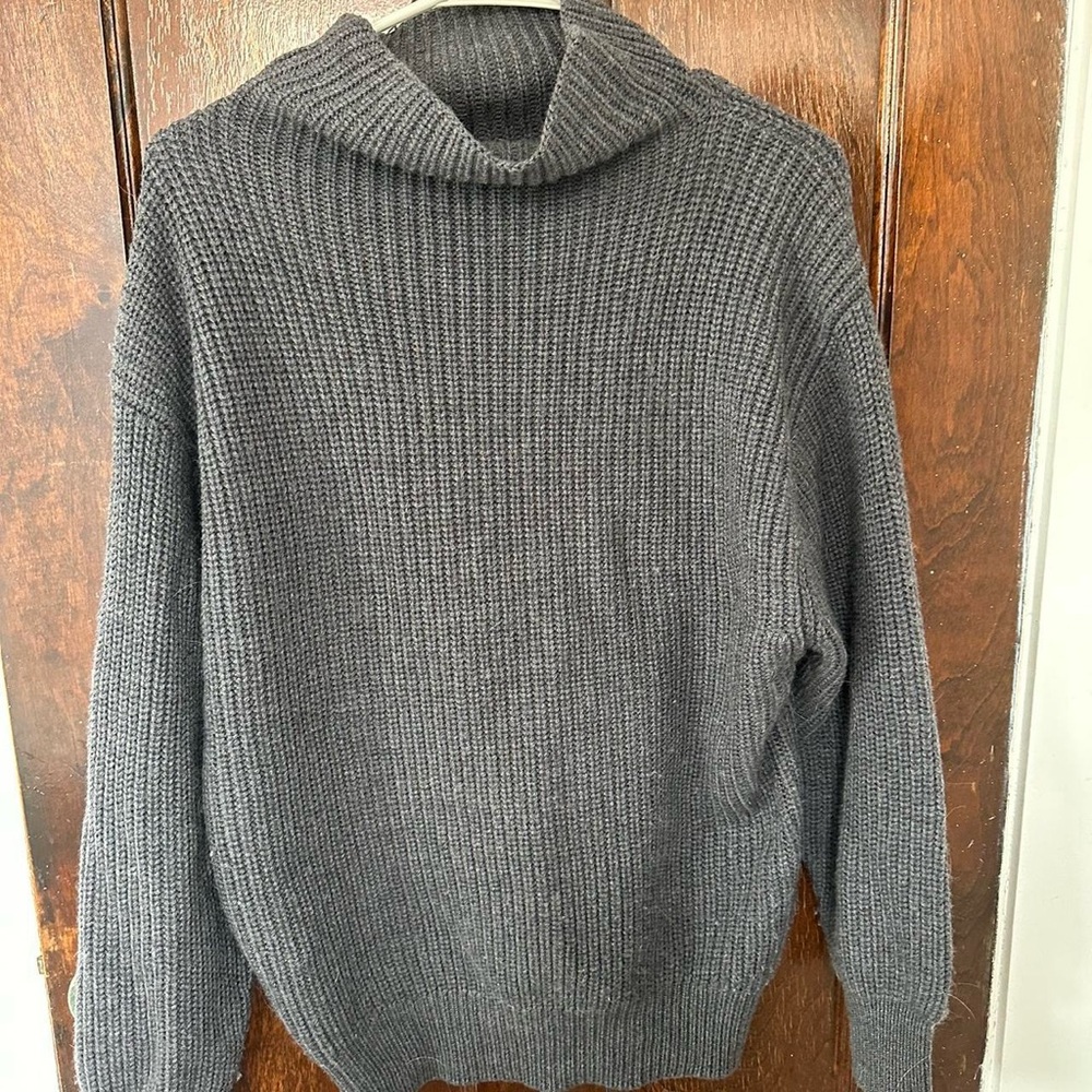 WILFRED MERINO WOOL MOCK NECK SWEATER